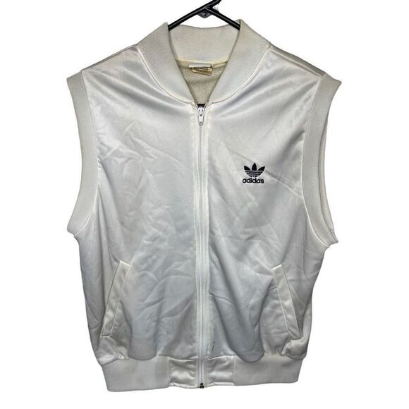 Vintage 80s 90s Adidas Track Vest Large - Picture 1 of 3